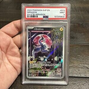 2023 Pokemon Scarlet & Violet #013 Miraidon SVI ETB PSA 9 Mint
